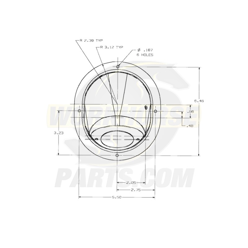 15721344 Fuel Filler Dish (metal) Workhorse Parts